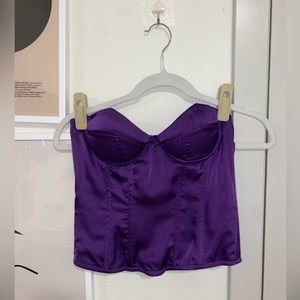 Purple corset